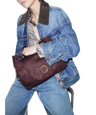 LIUJO GERONA Bolso de mano con correa para el hombro. berenjena roja - Bolsos Mujer - 5