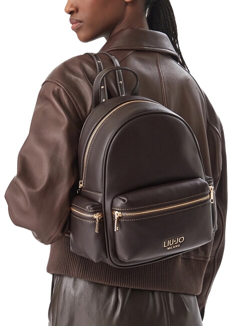 EVRIM Mochila para mujer marr&oacute;n oscuro - Bolsos Mujer