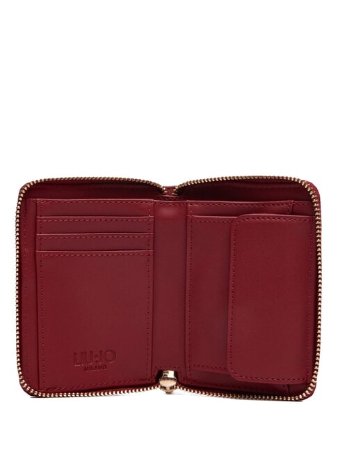 CALIWEN Cartera peque&ntilde;a con cremallera rojo ladrillo - Carteras Mujer