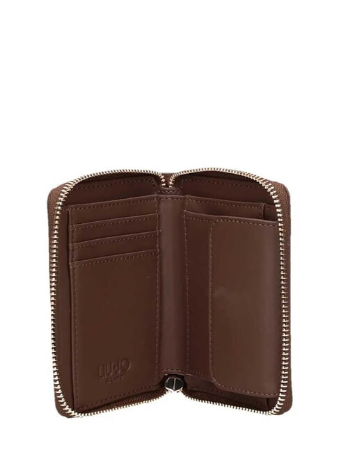 CALIWEN Cartera peque&ntilde;a con cremallera moca oscuro - Carteras Mujer