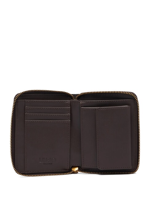 CALIWEN Cartera compacta marr&oacute;n oscuro - Carteras Mujer