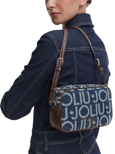 EVRIM Minibolso de hombro mezclilla azul - Bolsos Mujer