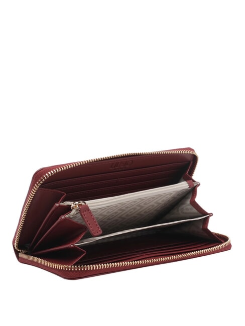 KALISKA Cartera con cremallera rojo ladrillo - Carteras Mujer