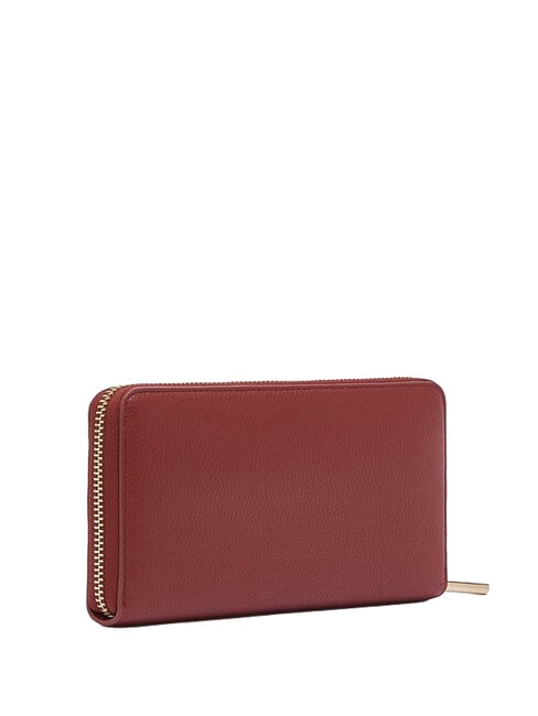 KALISKA Cartera con cremallera rojo ladrillo - Carteras Mujer