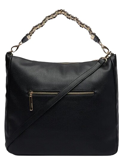 LENA Bolso de mano con correa para el hombro. negro - Bolsos Mujer