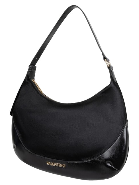 APOLLINE Bolso de hombro de piel negro - Bolsos Mujer
