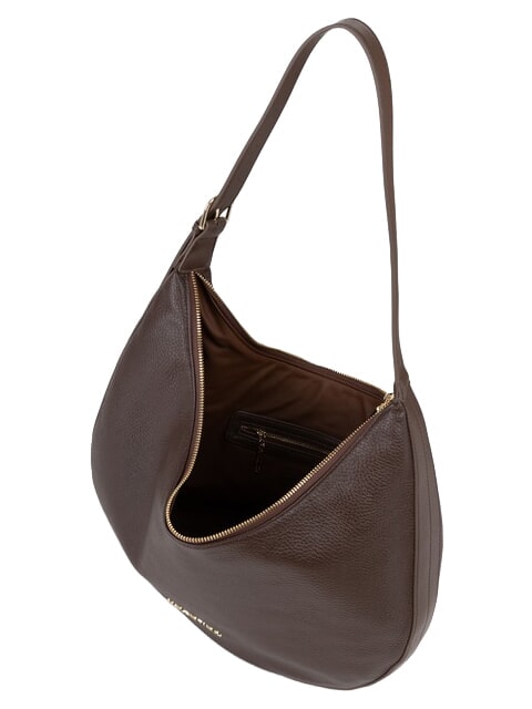 MAURY Bolso de hombro caf&eacute;" - Bolsos Mujer