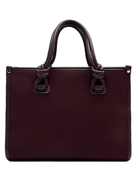 WINTER AELLA Bolso de mano con correa para el hombro. Burdeos - Bolsos Mujer