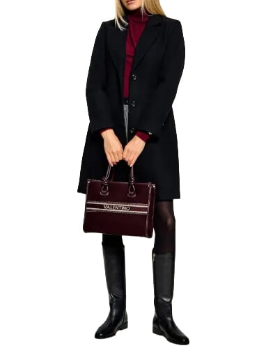 WINTER AELLA Bolso de mano con correa para el hombro. Burdeos - Bolsos Mujer
