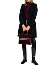 MARIO VALENTINO WINTER AELLA Bolso de mano con correa para el hombro. Burdeos - Bolsos Mujer - 6