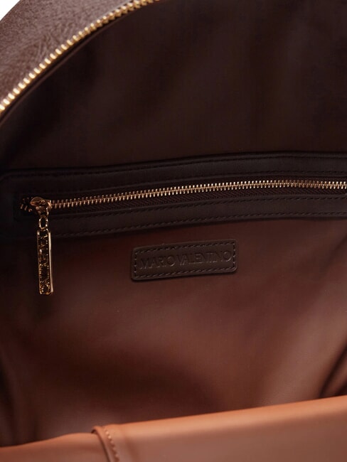 MAURY Mochila con bolsillo frontal caf&eacute;" - Bolsos Mujer