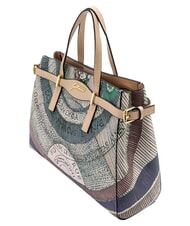 GATTINONI PLANETARIUM Bolso de mano con correa para el hombro y cartera. acuarela/beige - Bolsos Mujer - 3