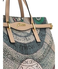 GATTINONI PLANETARIUM Bolso de mano con correa para el hombro y cartera. acuarela/beige - Bolsos Mujer - 4
