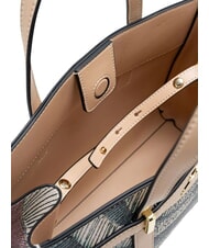 GATTINONI PLANETARIUM Bolso de mano con correa para el hombro y cartera. acuarela/beige - Bolsos Mujer - 5