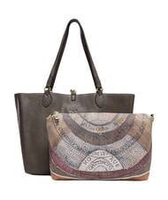 GATTINONI PLANETARIUM Comprador de doble cara verde militar/wilde - Bolsos Mujer - 5