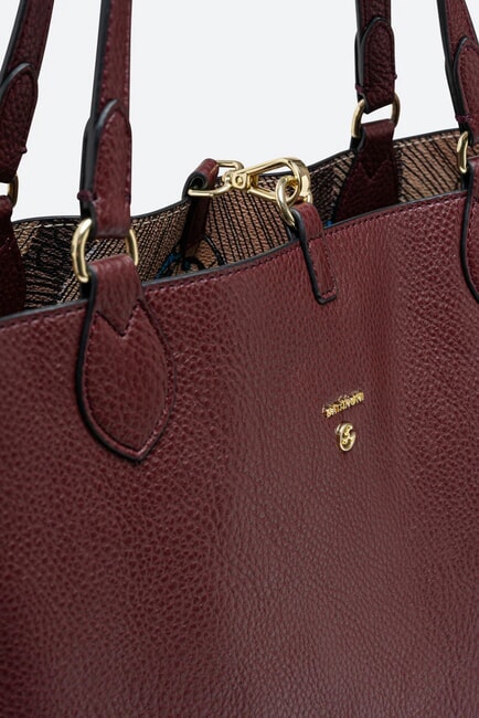 PLANETARIUM Comprador de doble cara salvaje/burdeos - Bolsos Mujer