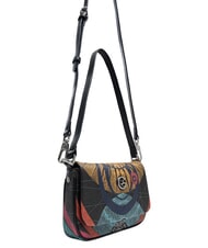 GATTINONI PLANETARIUM Minibolso de hombro con correa para el hombro. planeta.impresi&oacute;n negra - Bolsos Mujer - 3
