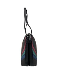 GATTINONI PLANETARIUM Bolsa de compras, bolso de hombro planeta.impresi&oacute;n negra - Bolsos Mujer - 3