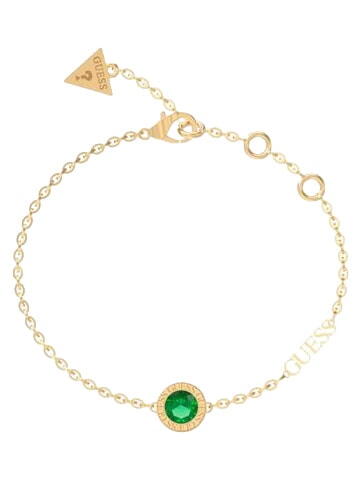 COLOR MY DAY Pulsera con circonita c&uacute;bica oro amarillo/esmeralda - Pulseras