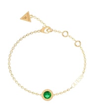 GUESS COLOR MY DAY Pulsera con circonita c&uacute;bica oro amarillo/esmeralda - Pulseras - 2