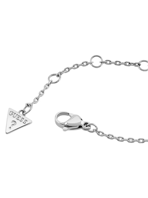 TINY PEARLY Collar con dije central con logo G SILVER - Collares