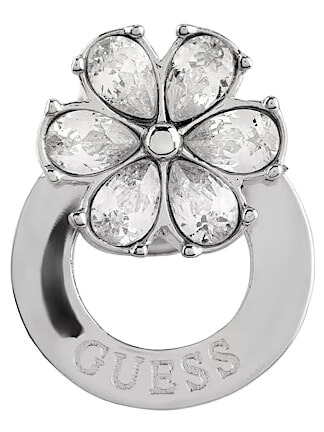 ACE OF DIAMONDS Pendientes con aplicaci&oacute;n de cristal SILVER - Pendientes