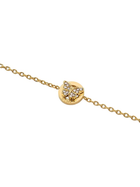 BORBOLETA Pulsera con dije de mariposa oro amarillo - Pulseras