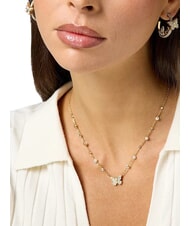 GUESS BORBOLETA Collar con colgante de mariposa oro amarillo - Collares - 4