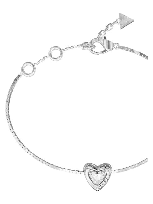 BELOVED Pulsera con dije en forma de coraz&oacute;n SILVER - Pulseras