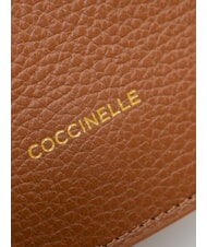 COCCINELLE ALPHA Minibolso de hombro co&ntilde;ac - Bolsos Mujer - 4