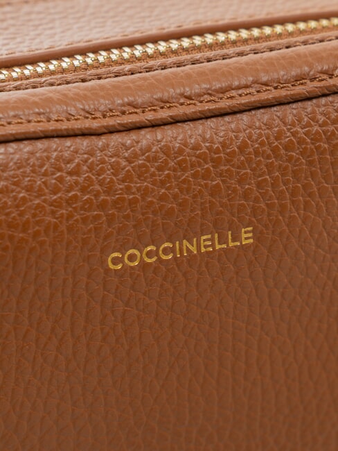 ALPHA Minibolso de hombro, de piel. co&ntilde;ac - Bolsos Mujer