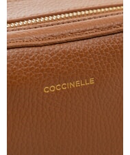 COCCINELLE ALPHA Minibolso de hombro, de piel. co&ntilde;ac - Bolsos Mujer - 4