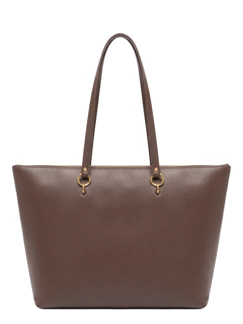 ALPHA Bolsa de compras de cuero morena - Bolsos Mujer