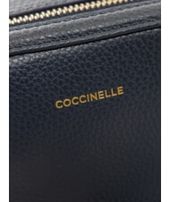 COCCINELLE ALPHA Minibolso de hombro, de piel. azul medianoche - Bolsos Mujer - 4