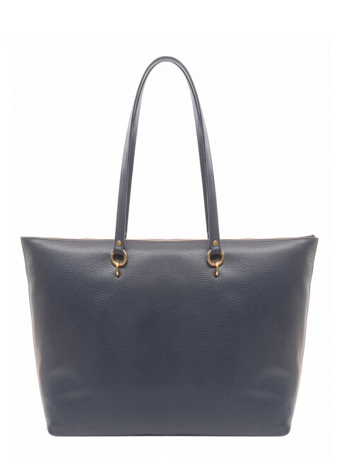 ALPHA Bolsa de compras de cuero azul medianoche - Bolsos Mujer