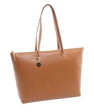 COCCINELLE ALPHA Bolsa de compras de cuero co&ntilde;ac - Bolsos Mujer - 2