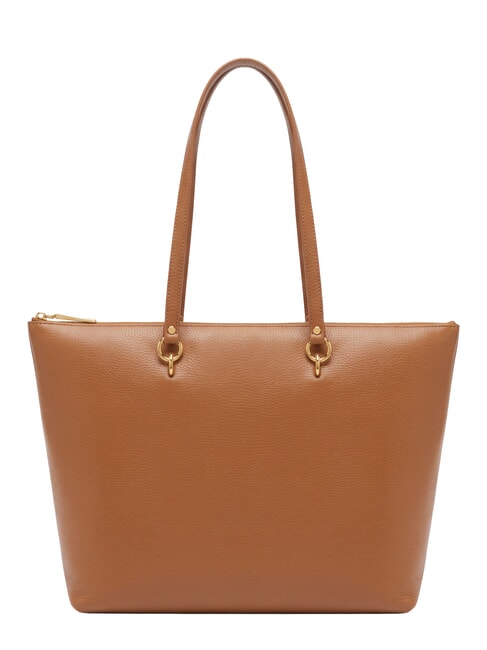 ALPHA Bolsa de compras de cuero co&ntilde;ac - Bolsos Mujer