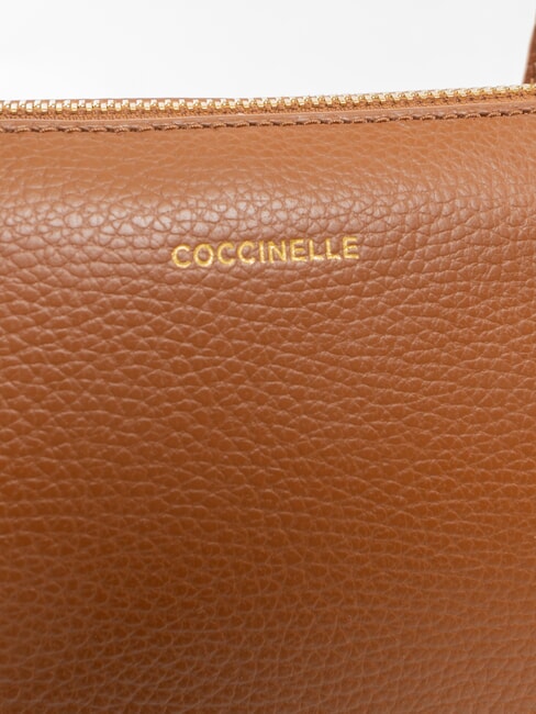 ALPHA Bolsa de compras de cuero co&ntilde;ac - Bolsos Mujer