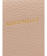 COCCINELLE ALPHA Bolsa de compras de cuero rosetas - Bolsos Mujer - 4