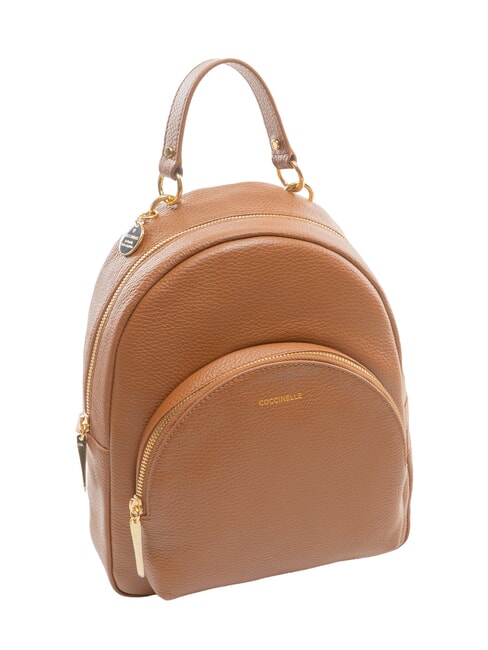 ALPHA Mochila de cuero co&ntilde;ac - Bolsos Mujer