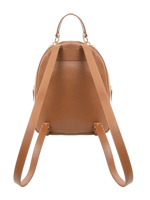 ALPHA Mochila de cuero co&ntilde;ac - Bolsos Mujer