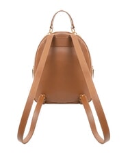 COCCINELLE ALPHA Mochila de cuero co&ntilde;ac - Bolsos Mujer - 3