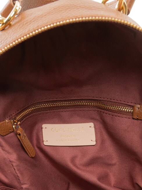 ALPHA Mochila de cuero co&ntilde;ac - Bolsos Mujer