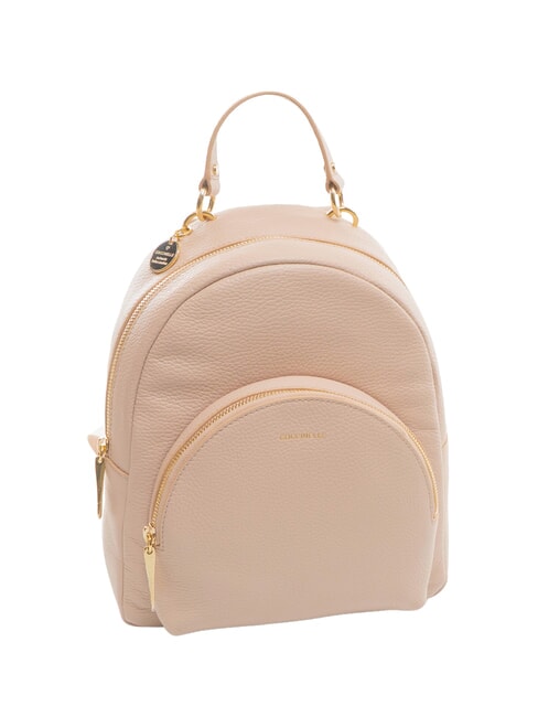ALPHA Mochila de cuero rosetas - Bolsos Mujer