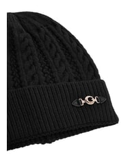 GUESS FRANCES KNITTED Gorro de punto con pu&ntilde;o NEGRO - Sombreros - 3