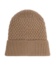 GUESS KNITTED Gorra con pu&ntilde;o y logo en el lateral. BEIGE - Sombreros - 2