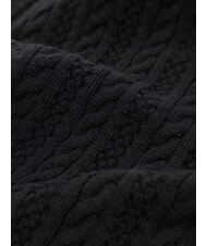 GUESS FRANCES KNITTED Bufanda con trabajo de trenzado NEGRO - Bufandas - 3