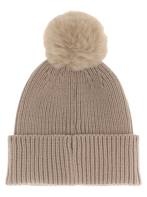 AMORETTE KNITTED Sombrero con pompones gris pardo - Sombreros