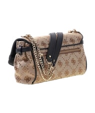 GUESS DOROTHY Bolso de hombro logotipo de leche/negro - Bolsos Mujer - 3