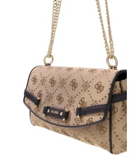 GUESS DOROTHY Bolso de hombro logotipo de leche/negro - Bolsos Mujer - 4